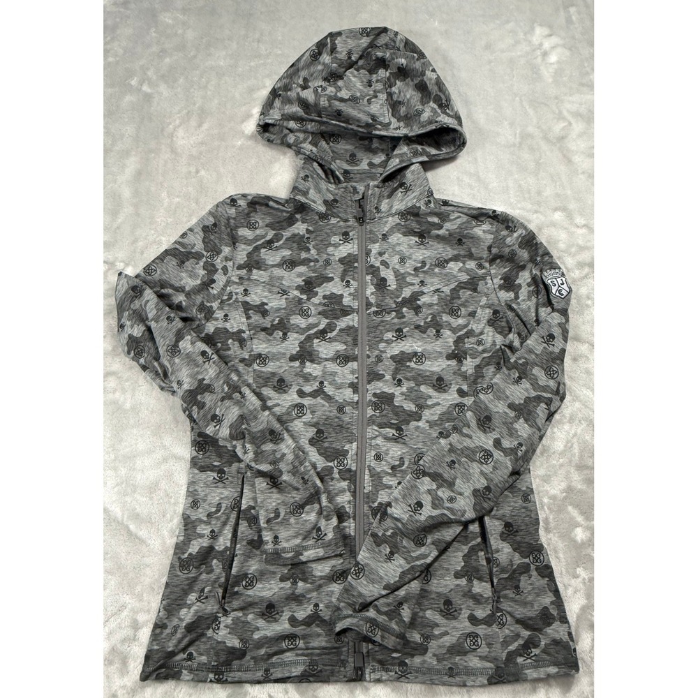 G/FORE Women's Small Icon Camo Full Zip Golf Jacket Gorpcore Edgy Sporty Preppy